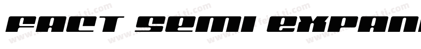 Fact Semi Expanded L字体转换